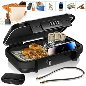 Caja Fuerte Grande De Seguridad Para Dinero Contra Fuego Secreta Waterproof - Picture 1 of 10