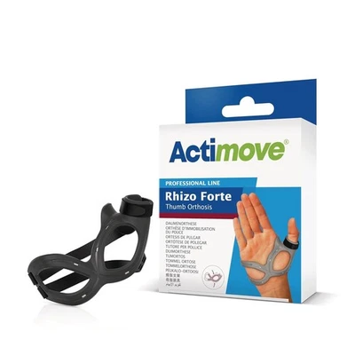 Actimove Rhizo Forte Pulgar Ortesis Pequeña Mano Derecha Negro Soporte Artritis Suppo - Imagen 1 de 4