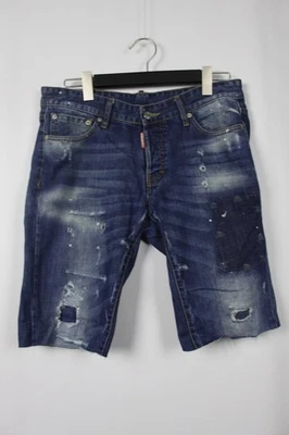 Pantalones cortos cargo DSQUARED2 azul denim para hombre talla 48 Foto 1 de 4