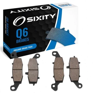 Front Organic Brake Pads 2011 Kawasaki EX650 Ninja 650R Set Full Kit CBF om - Picture 1 of 8