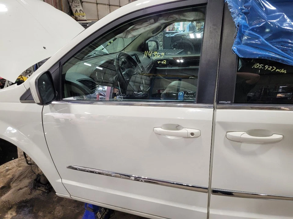 Dodge Caravan 2008-2020 conductor puerta delantera 6 pines ventana regulador motor blanco Foto 1 de 4