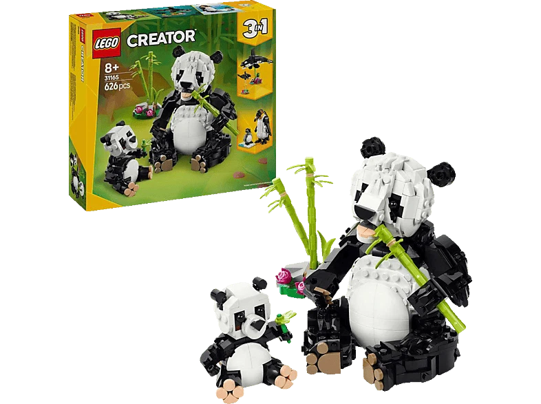 LEGO Creator 31165 Wilde Tiere: Pandafamilie Bausatz, Mehrfarbig - Bild 1 von 1
