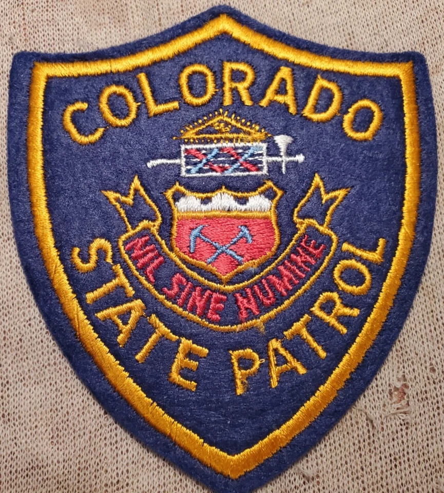 Parche para el hombro de la policía de la patrulla estatal de Colorado CO (fieltro) Foto 1 de 1