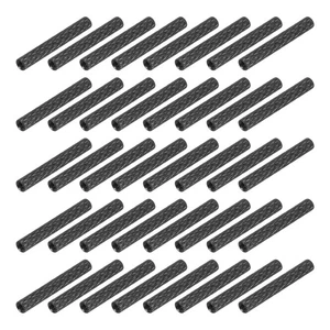 100Pcs M2 x 25mm Aluminum Knurled Spacer Standoff for RC Drone(Black, 3.5mm OD) - Picture 1 of 7