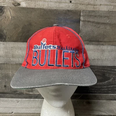 Vtg Washington Bullets NBA The Game Snapback Cap Hat Limited Edition numbered - Image 1 of 4