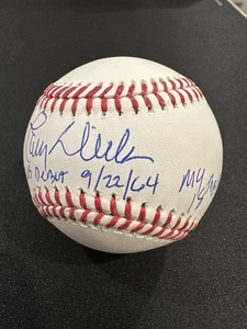 Larry Dierker Autographed Baseball Inscribed MLB Debut 9/22/64 My 18th Birthday - Picture 1 of 5