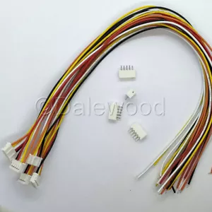 4 Sets JST PH 2.0mm 5 Pin Male-Female Connector Plug Wires Cables 300mm - Picture 1 of 3