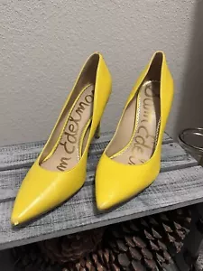 Sam Edelman Damen-Pumps gelb Leder Größe 9 - Bild 1 von 14