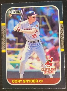 Trading Cards Baseball Cory Snyder Cleveland Indians Donruss 87 1986 #526 - Picture 1 of 2