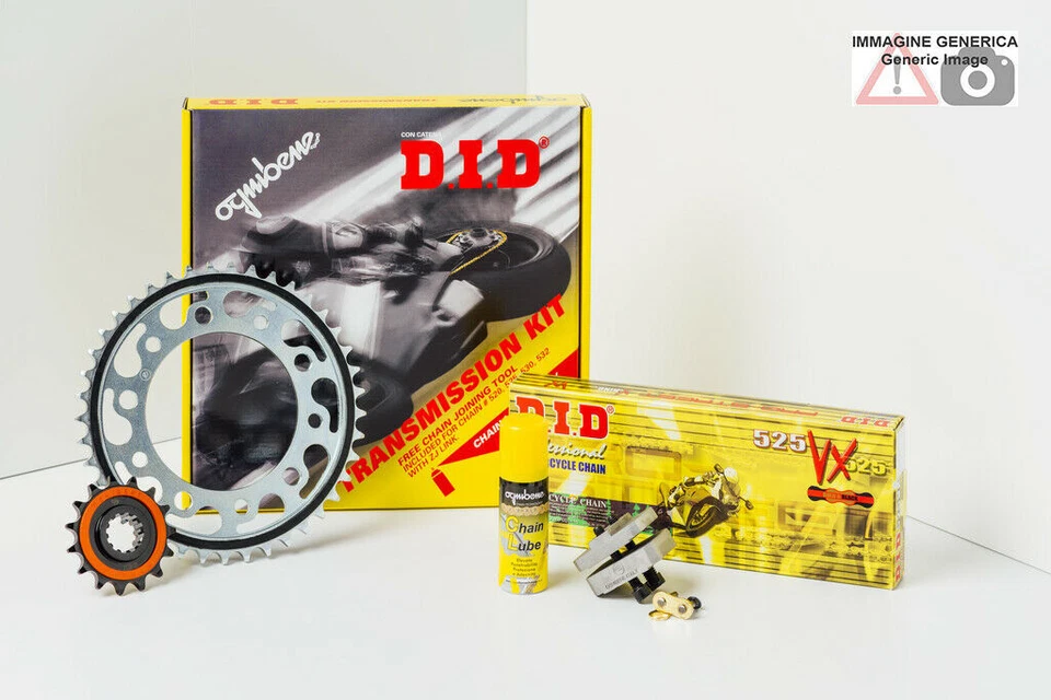 KIT TRASMISSIONE PREMIUM DID CATENA CORONA PIGNONE KAWASAKI Z 1000 2012 2013 - Immagine 1 di 1