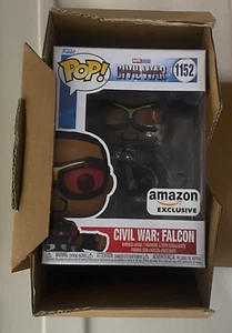 Pop ! Funko Civil War : Falcon #1152 - Exclusivité Amazon - Neuf en BOITE ! - Photo 1/2