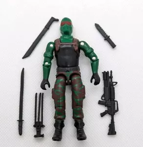 GI Joe Black Major Custom Ranger Camo Commando Snake Eyes ARAH Beach Head Style - Picture 1 of 3
