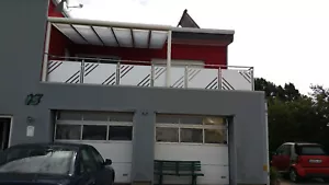 Edelstahl Balkon Geländer Alu Eloxiert Lochblech Balkon Geländer Mit Statik - Bild 1 von 1