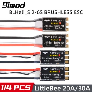 LittleBee 20A 30A ESC BLHeli_S 2-6S Brushless for RC FPV Drone Mulitshot DSHOT - Picture 1 of 27