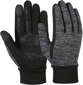 Kids Touch Screen Gloves Cycling Sports Anti Slip Warm Fleece Lining Age 10 - 12 - Picture 1 of 6