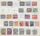 18 znaczków egipskich z wysokiej jakości stary antyczny album 1879-1914