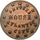 1863 Atlantic City New Jersey Civil War Token Neptune House Smick's