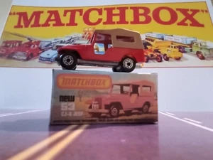 Matchbox Superfast #53 Jeep CJ6 with Reproduction Box - Picture 1 of 6