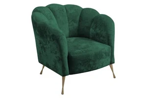 Cocktailsessel Adria Muschelsessel Beine aus Metall Freizeitsessel Armlehnstuhl