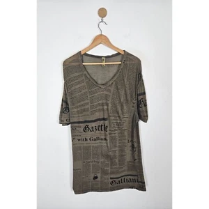 John Galliano Newspaper shirt - Picture 1 of 7