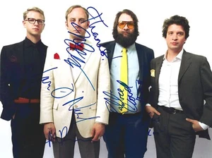 Deer Tick Band foto firmata 8x10. Chris Dale Ryan, Dennis Michael Ryan, Ian Patrick - Foto 1 di 1