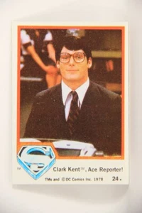 Superman The Movie 1978 Trading Card #24 Clark Kent Ace Reporter L006043 - Picture 1 of 2