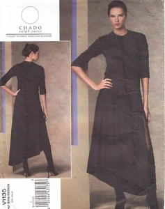 Vogue 1135 pattern Chado Ralph Rucci uncut size 12-18 panelled asymmetric dress - Picture 1 of 2