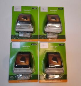 Solar Powered Led Step Lights Lot of 4, Includes Ni-MH Battery 8 hours of Light 