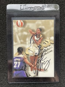 NIKKI McCRAY - 1999 Fleer Skybox AUTO RC - Autographics - First Auto - Mystics