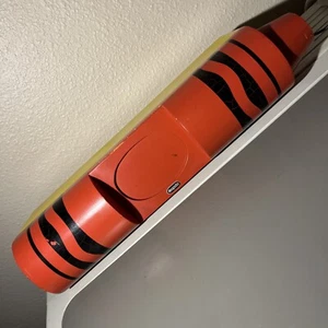 Vintage Crayola Crayon Blue & Red Picture Shelf Holds 3.5" X 5" Photo - Picture 1 of 8
