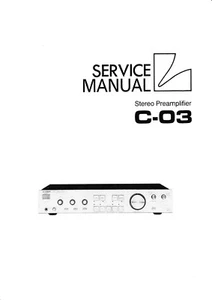 Service Manual-Anleitung für Luxman C-03 - Picture 1 of 1