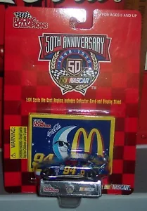 1998 RACING CHAMPIONS 1/64TH SCALE NASCAR # 94 COCA COLA & McDONALDS - Picture 1 of 2