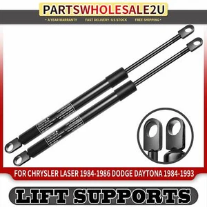 2x Rear Trunk Tailgate Lift Supports Gas Struts for Dodge Daytona Chrysler Laser - Picture 1 of 10