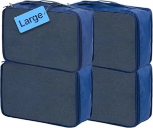 Large Packing Cubes 4 PCS, Same Size Suitcase Organiser Bags 4-Piece - Picture 1 of 6