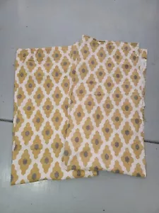 West Elm "Bazaar - Horseradish" 2 Drape Panels 48" X 90" - Picture 1 of 2