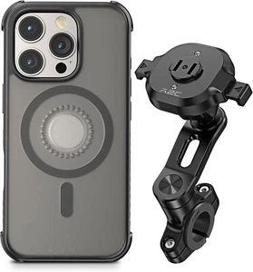 Soporte para teléfono para bicicleta, soporte para teléfono giratorio anti-caída para bicicleta de montaña, metal de un bloqueo - Imagen 1 de 7