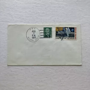 Apollo 15 US Navy Pacific Recovery Force Cover USS Austin Ship Cancel NASA Space - Picture 1 of 5