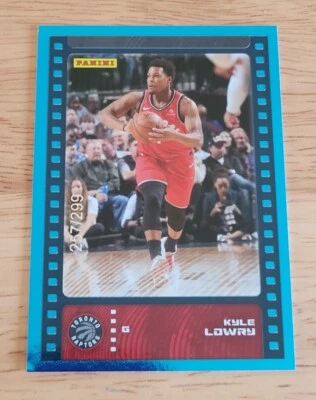 2019-20 Panini Stickers Cards Blue Foil #70 Kyle Lowry SN 257/299 - Image 1 of 2