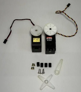 Hitec HS-805BB Mega Giant Scale Servo & System 2000 TS-72 Servo 1/4 1/5 Scale - Picture 1 of 8