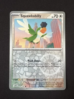 Squawkabilly 160/182 Reverse Holo Destined Rivals DRI -Near Mint- Pokemon TCG - Image 1 of 2