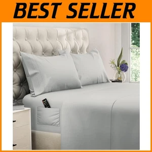 Queen Bettwäsche Set mit Seitentasche - Bild 1 von 12