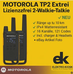 📡  Motorola Talkabout T82 Extrem LizenzFREI 2-Way Walkie-Talkie Go Beyond ✅ NEU - Bild 1 von 12