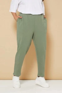 Yours Curve Women's Plus Size Tapered Joggers - Picture 1 of 7