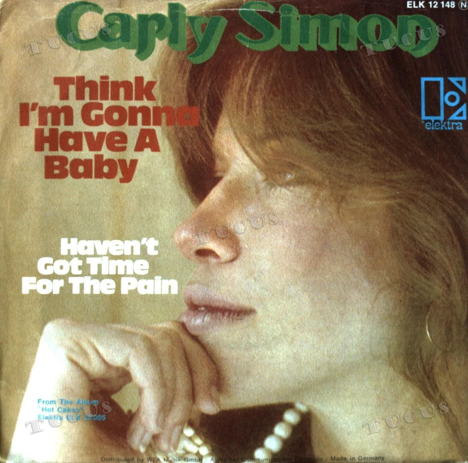 Carly Simon - Haven't Got Time For The Pain 7in (VG/VG) .* - image 1 of 1