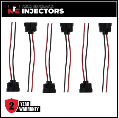 Juego de 6 conectores de inyector Keihin para Honda Goldwing 1800 01-17 16450-MCA-013 Foto 1 de 2