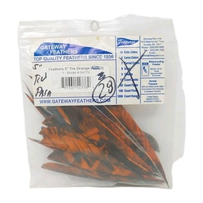 28 plumas Gateway 5" ala derecha: camuflaje parabólico árbol naranja Foto 1 de 2