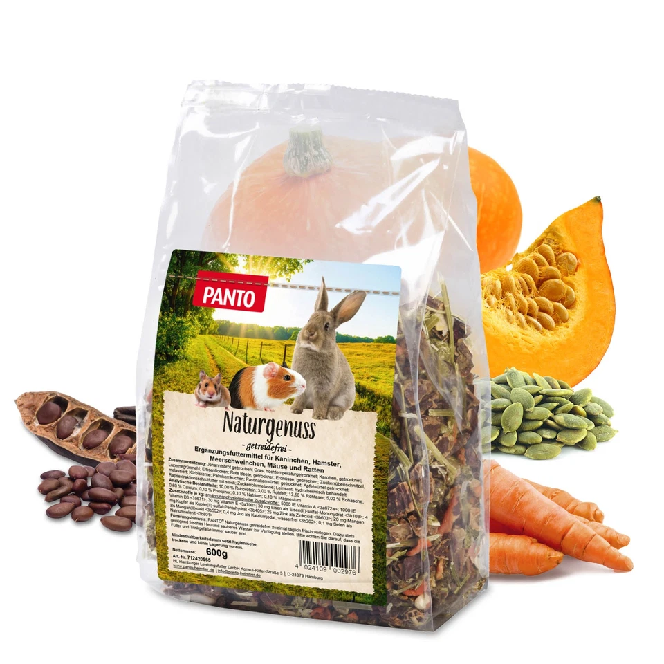 PANTO® Naturgenuss getreidefrei · Ergänzungsfutter für Nager & Kaninchen 3 Kg  - Bild 1 von 1