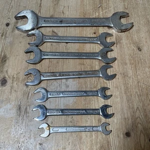 QUALITY set of Bedford Vanadium BSW Spanners Made in Sheffield -Classic car. #1 - Picture 1 of 8
