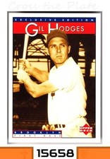 1-1995 UPPER DECK SONIC/COCA-COLA EXCLUSIVE GIL HODGES BROOKLYN DODGERS CARD#12