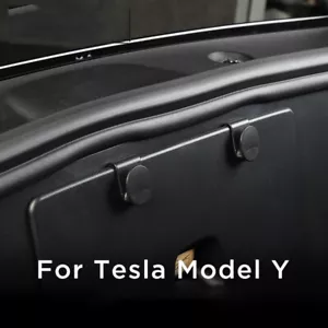 2Pcs Frunk Hooks Hanger Grocery Bag Cargo Hook Holder Cover For Tesla Model Y - Picture 1 of 4